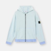 Stone Island Merch Zip-Up Perle Pull