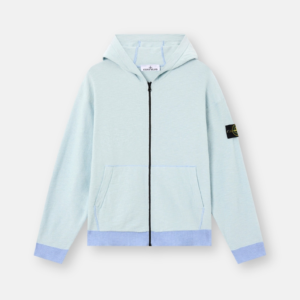 Stone Island Merch Zip-Up Perle Pull