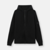 Stone Island Merch Zip-Up Noir Pull