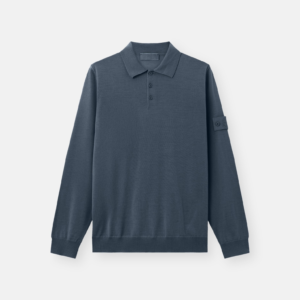 Stone Island Merch Bleu Coller Sweat