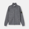 Stone Island Merch Zip-Up Charcoal Sweat